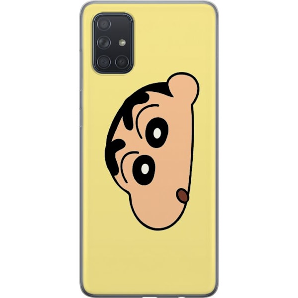 Samsung Galaxy A71 Gjennomsiktig deksel Peeking Shinchan