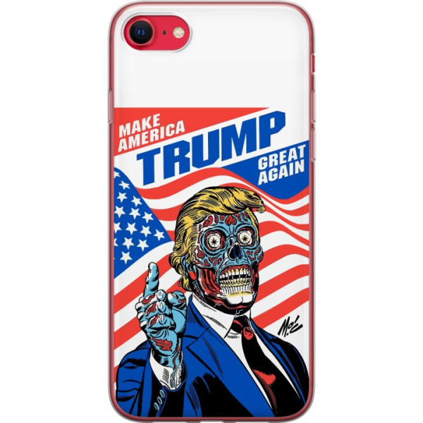 Apple iPhone SE (2020) Läpinäkyvä kuori  Trump