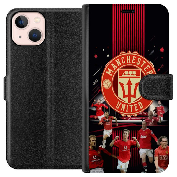 Apple iPhone 13 Lompakkokotelo Manchester United F.C.