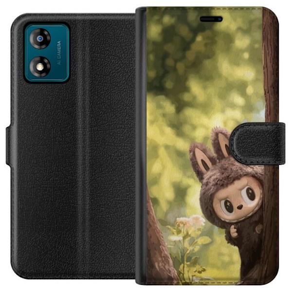 Motorola Moto E13 Lompakkokotelo Labubu Graffiti Vibes – Kat