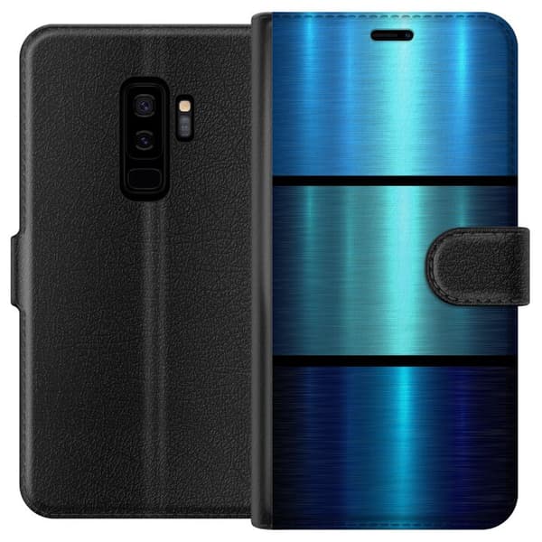 Kompatibel Tegnebogsetui til Samsung Galaxy S9+ Blå
