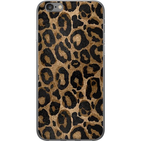 Apple iPhone 6 Gennemsigtig cover Leopard Luxe