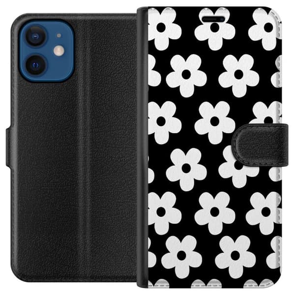 Kompatibelt Plånboksfodral till Apple iPhone 12 Blommor