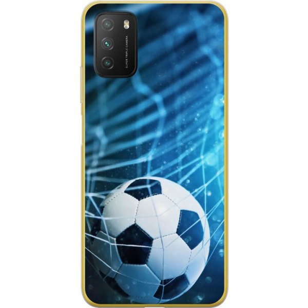 Xiaomi Poco M3  Genomskinligt Skal Fotboll