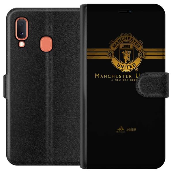 Kompatibelt Plånboksfodral till Samsung Galaxy A20e Manchester United