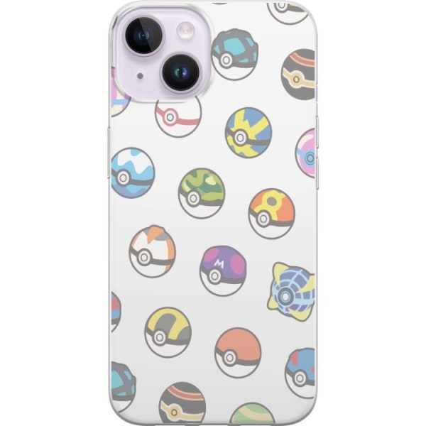 Apple iPhone 14 Gennemsigtig cover Pokemon