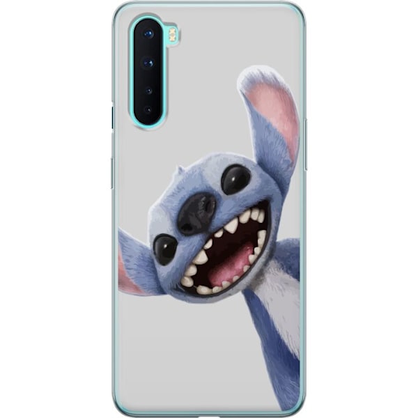 OnePlus Nord Läpinäkyvä kuori Stitch liikkeessä - Kawaii-suunnittelu faneille ja lapsille