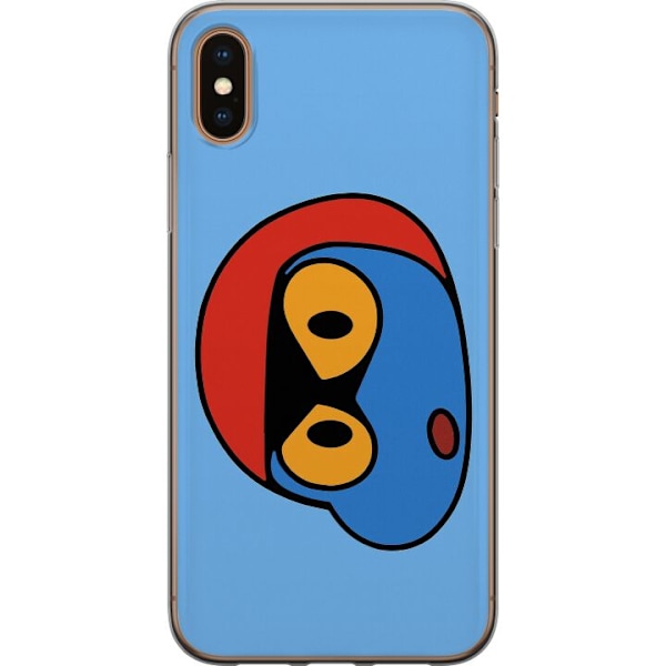 Apple iPhone XS Max Läpinäkyvä kuori Bold Bot Head