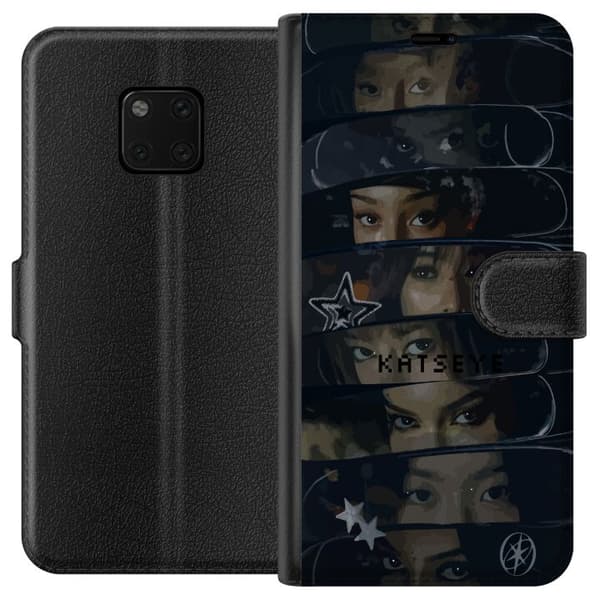 Kompatibel Tegnebogsetui til Huawei Mate 20 Pro KATSEYE sort
