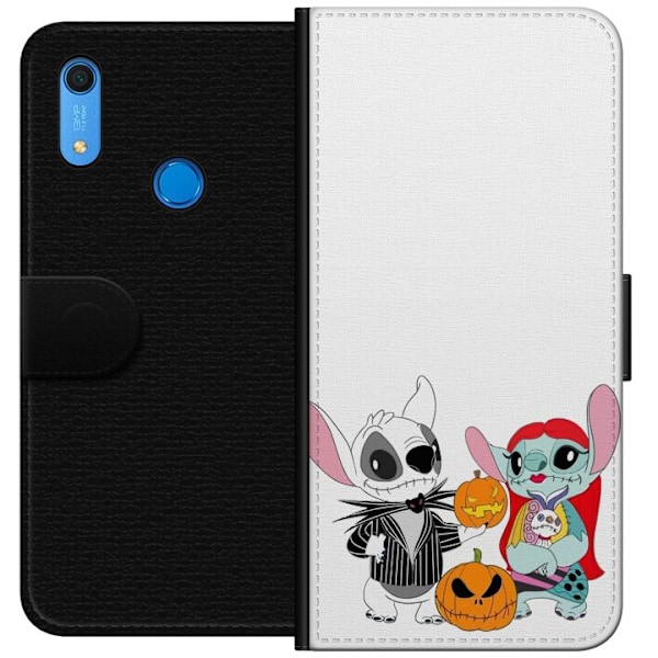 Huawei Y6s (2019) Plånboksfodral Stitch familjen addams