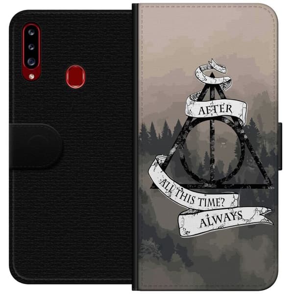 Kompatibelt Plånboksfodral till Samsung Galaxy A20s Harry Potter