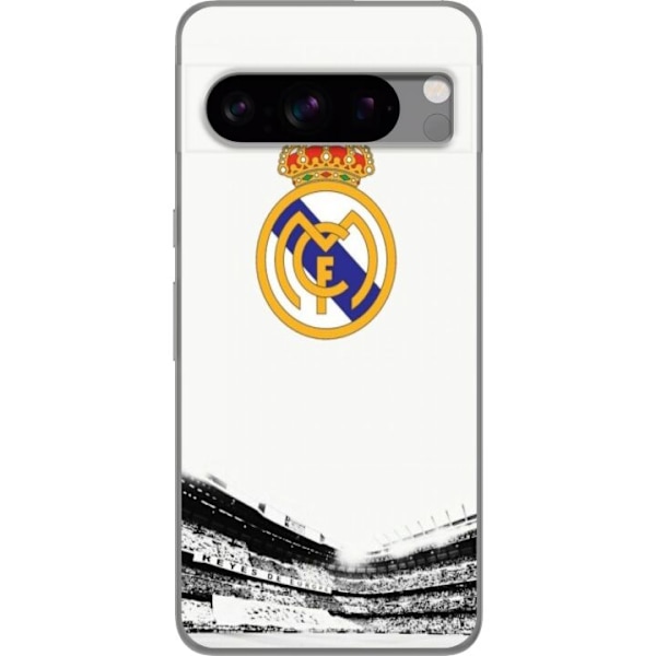 Google Pixel 8 Pro Genomskinligt Skal Real Madrid