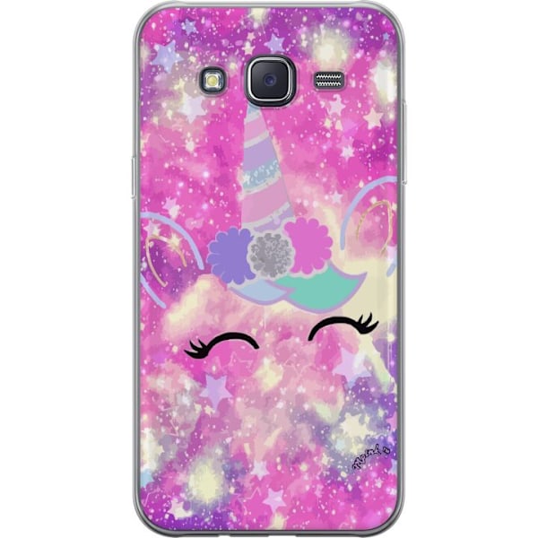 Samsung Galaxy J5 Läpinäkyvä kuori Yksisarvinen