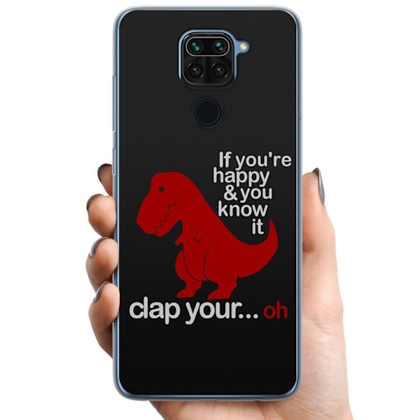 Xiaomi Redmi Note 9 TPU Mobildeksel Dinosaur