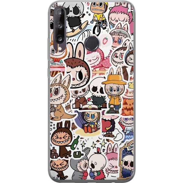 Huawei P40 lite E Läpinäkyvä kuori Labubu All-Stars – POP MART Erikoispainos