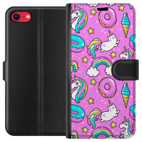 Apple iPhone 7 Lommeboketui Unicorns