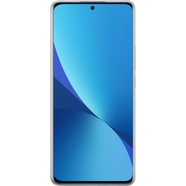 Kompatibelt Mobildeksel til Xiaomi 12 Pro Neonlyst schäfervalp med blå og lilla lys-effekter blå