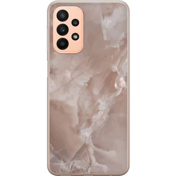 Kompatibelt Mobildeksel til Samsung Galaxy A23 Marmor Rosa