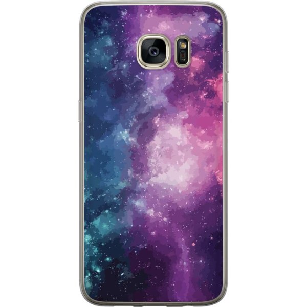 Samsung Galaxy S7 edge Läpinäkyvä kuori Nebula