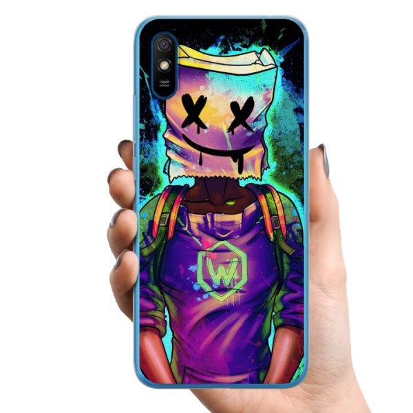 Xiaomi Redmi 9A TPU Matkapuhelimen kuori Fortnite Marshmello