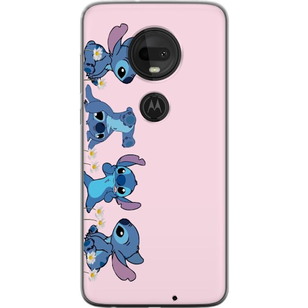 Motorola Moto G7 Läpinäkyvä kuori  Stitch Nauru & Leikki