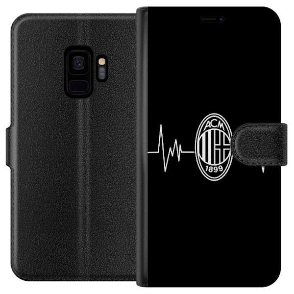 Samsung Galaxy S9 Tegnebogsetui AC Milan