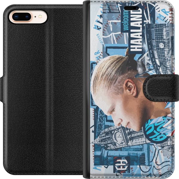 Kompatibel Tegnebogsetui til Apple iPhone 8 Plus Erling Haaland