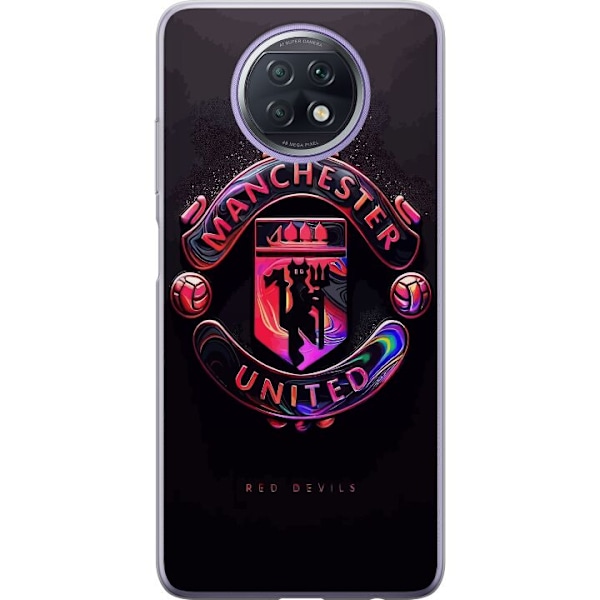 Xiaomi Redmi Note 9T Gennemsigtig cover Manchester United