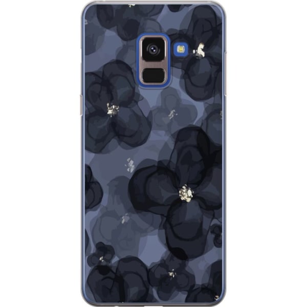 Samsung Galaxy A8 (2018) Läpinäkyvä kuori Kukkaniitty