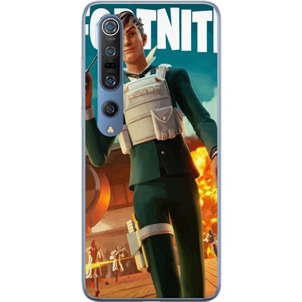 Xiaomi Mi 10 Pro 5G Läpinäkyvä kuori Fortnite