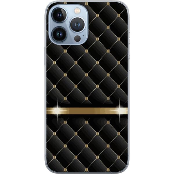 Yhteensopiva Puhelinkuori Apple iPhone 13 Pro Max Ylellinen Musta