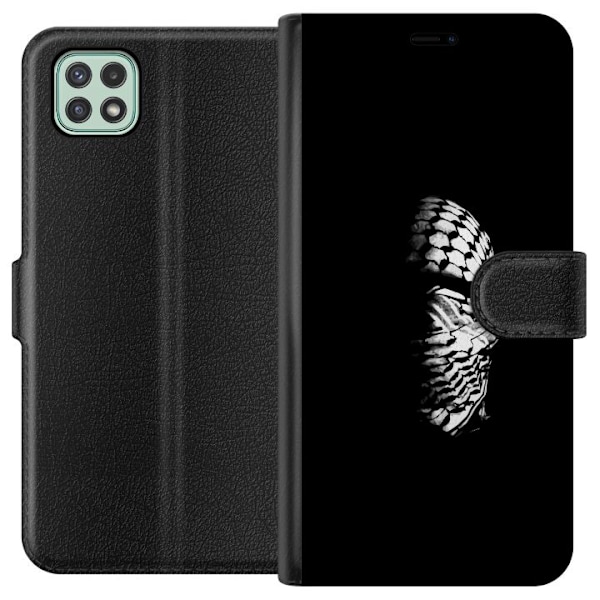 Samsung Galaxy A22 5G Lompakkokotelo Keffiyeh-kuviointi - klas