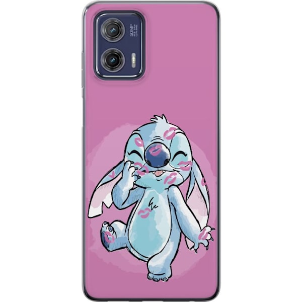 Motorola Moto G73 Gennemsigtig cover Stitch Puss