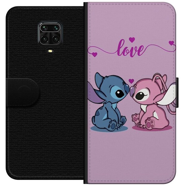Xiaomi Redmi Note 9 Pro Lommeboketui Lilo & Stitch – Angel E