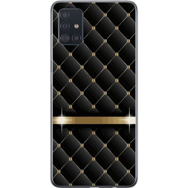 Kompatibel Mobilcover til Samsung Galaxy A51 Luksus Sort