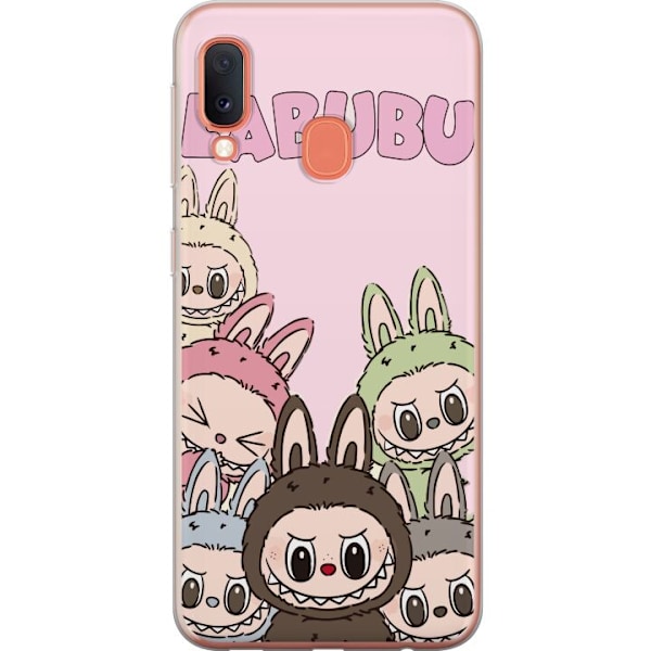 Samsung Galaxy A20e Läpinäkyvä kuori Labubu Classics