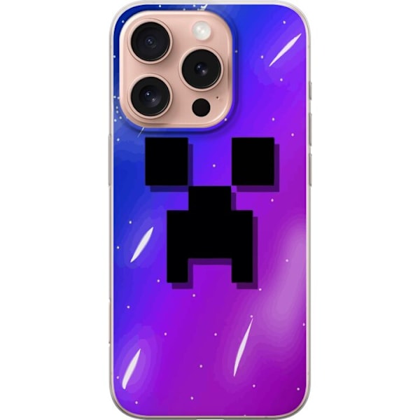 Apple iPhone 16 Pro Gennemsigtig cover Minecraft