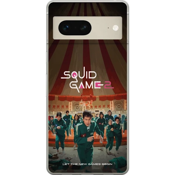 Google Pixel 7 Genomskinligt Skal Squid Game 2 - Spring