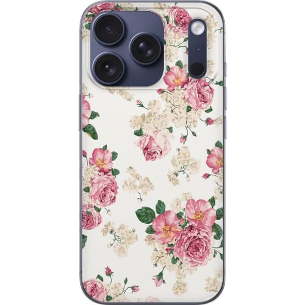 Kompatibelt Mobildeksel til Apple iPhone 17 Pro Retro Blomster