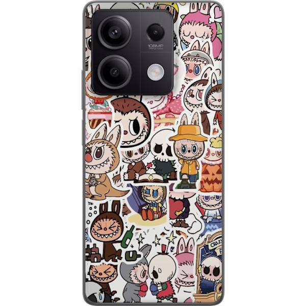 Xiaomi Redmi Note 13 Pro Läpinäkyvä kuori Labubu All-Stars – POP MART Erikoispainos