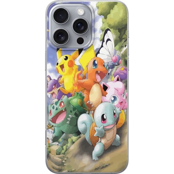 Apple iPhone 16 Pro Max Gennemsigtig cover Pokémon