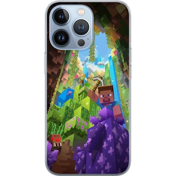 Apple iPhone 13 Pro Läpinäkyvä kuori Minecraft