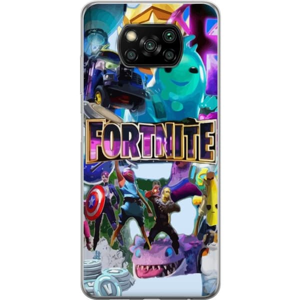 Kompatibelt Mobilskal till Xiaomi Poco X3 NFC Fortnite
