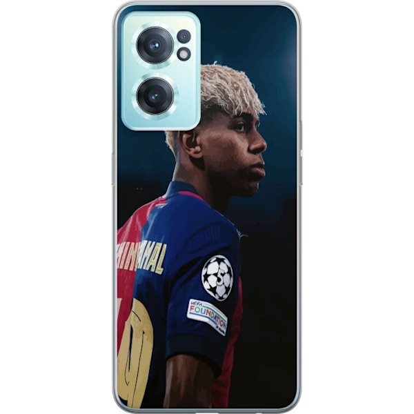 OnePlus Nord CE 2 5G Läpinäkyvä kuori Lamine Yamal - Barcelonan ihmelapsi fokuksessa