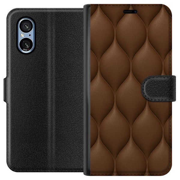 Sony Xperia 10 VI Plånboksfodral Cocoa Scales