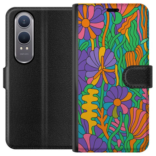 OnePlus Nord CE4 Lite Lompakkokotelo Värien räjähdys