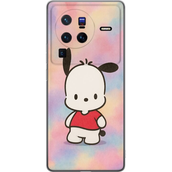 vivo X80 Pro Gjennomsiktig deksel Kawaii Sanrio Pochacco