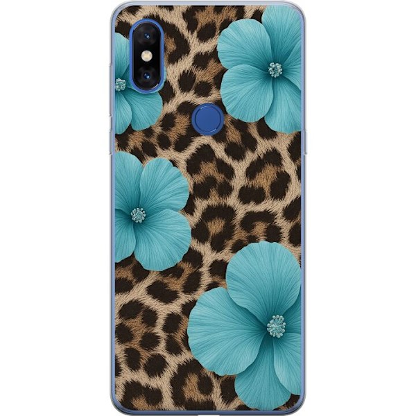 Xiaomi Mi Mix 3 Genomskinligt Skal Blossom Beast