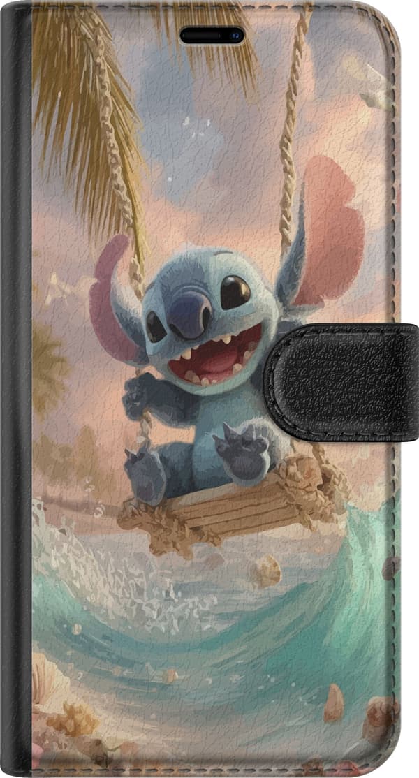 Kompatibel Tegnebogsetui til Huawei P20 Pro Disney Stitch blå alien sød figur samlerobjekt