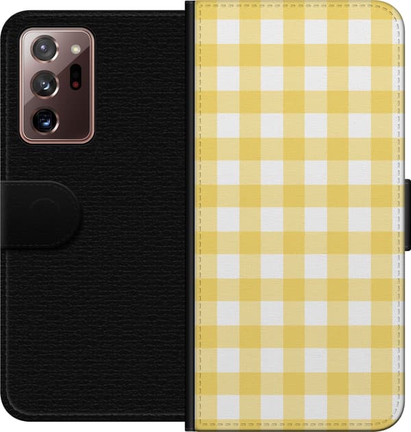 Kompatibelt Lommeboketui til Samsung Galaxy Note20 Ultra Gule solruter gul